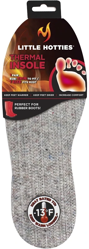 Thermal Insoles 07216, Unisex, Trim To Fit, 1 Pk, Heat Rated To 13°f