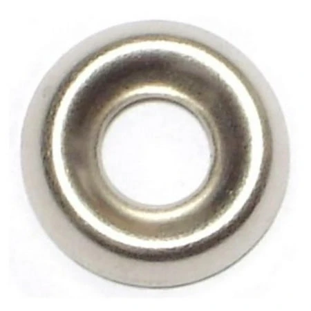 #8 Nickel Plated Steel Finishing Washers 13/64 X 17/32 Model Fnwsr-011