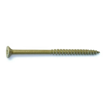 #12 x 3-1/2  Tan XL1500 Star Bugle Head Wood Screws WS-124 (20 pcs.)
