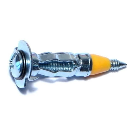 1/8 Extra Short Hollow Wall Drive Anchors - Zinc Plated Steel Coarse Thread