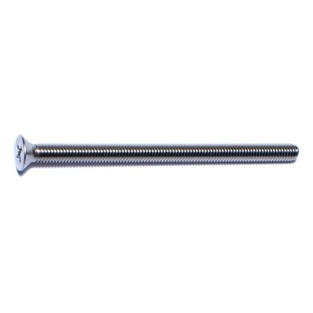 10-32 X 3 Stainless Steel Phillips Flat Head Machine Screws - 18-8 Fine Thread