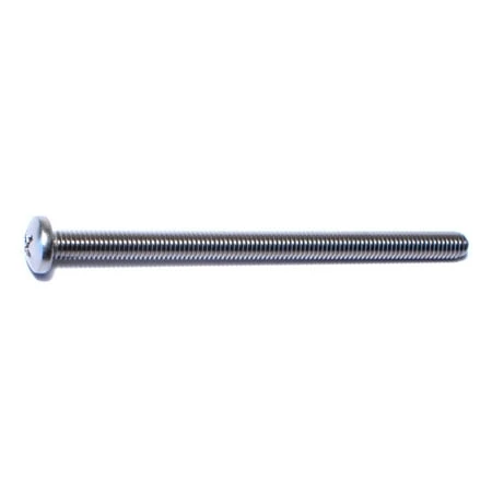10-32 X 3 Stainless Steel Phillips Pan Head Machine Screws - 18-8 Fine Thread