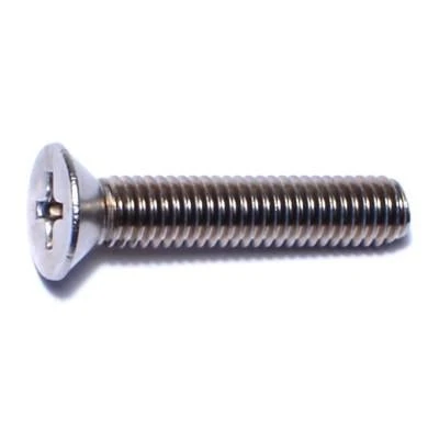 10-32 X 1 Stainless Steel Phillips Flat Head Machine Screws - 18-8 Fine Thread