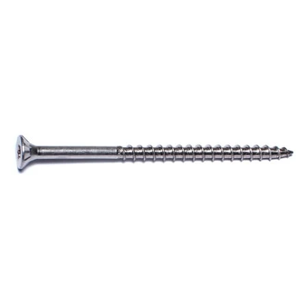 #10 X 3-1/2 Stainless Steel Saberdrive Exterior Deck Screws - 304 Grade