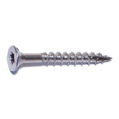 #9 x 1-1/2  304 Stainless Steel Star Drive Bugle Head Deck Screws (40 pcs.)