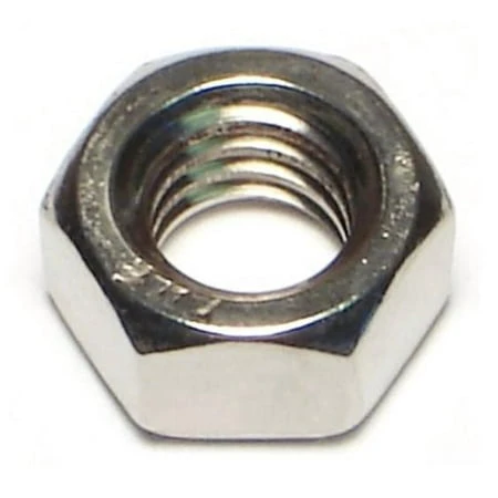 5/16-18 Stainless Steel Coarse Thread Hex Nuts - 18-8 Grade, Durable Fasteners