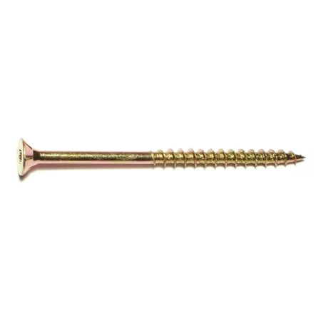 #12 x 3-1/2  Zinc Bugle Head Star Drive Interior Wood Screws (25 pcs.)