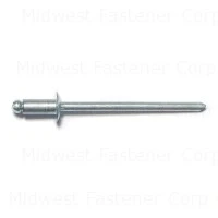 1/8  x 1/8  Dome Head Steel Pop Rivets BRS-073 (65 pcs.)