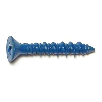 3/16 X 1-1/4 Blue Phillips Flat Tapcon Concrete Screws 100 Pcs