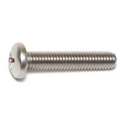 10-32 X 1 Stainless Steel Phillips Pan Head Machine Screws - 18-8 Fine Thread