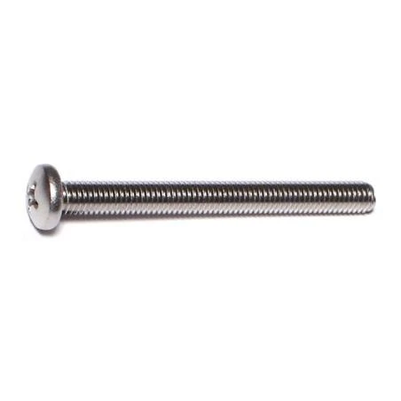 10-32 X 2 Stainless Steel Phillips Pan Head Machine Screws - 18-8 Fine Thread