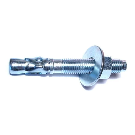 3/4  x 5-1/2  Zinc Plated Steel Concrete Wedge Stud Anchor Bolts (10 pcs.)