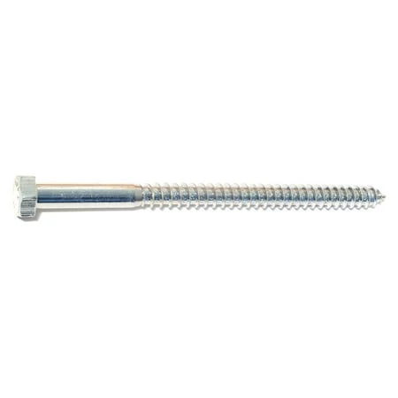 3/8 Inch X 6 Inch Zinc Hex Lag Screws - Heavy Duty Fasteners
