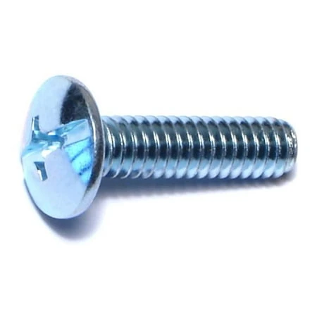 1/4-20 X 1 Zinc Plated Steel Combo Truss Head Machine Screws