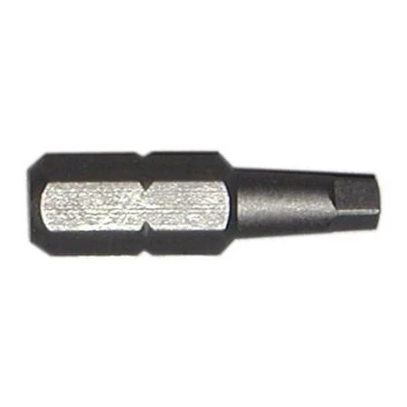 1/4" X 1" #2 Square Drive Insert Bit - Barcoded