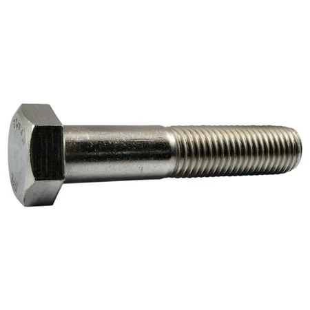 1 -8 x 5  18-8 Stainless Steel Coarse Thread Hex Cap Screws (5 pcs.)