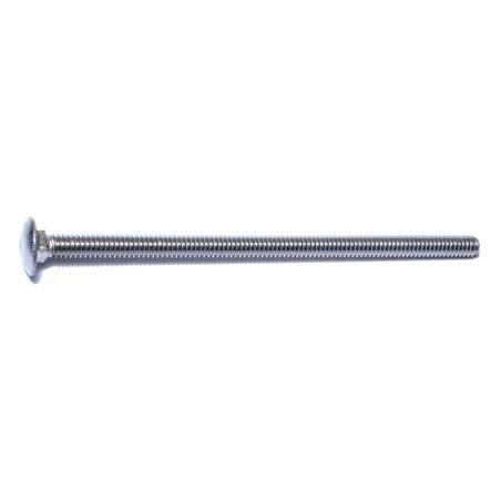 1/4-20 X 5 Stainless Steel Coarse Thread Carriage Bolts - 18-8 Grade