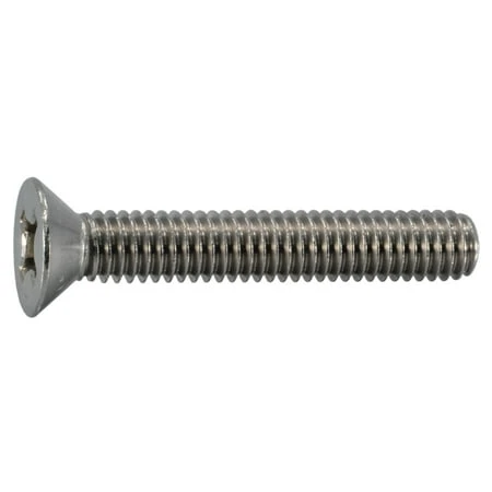 5/16 -18 x 2  18-8 Stainless Phillips Flat Head Machine Screws (6 pcs.)