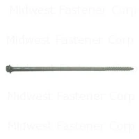 1/4 X 8 Green Ceramic Coated Hex Head Timber Screws - Tsihws-060