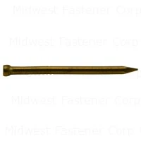 17 Gauge X 1 Solid Brass Wire Brads - Durable Fasteners For Various Projects