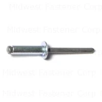 3/16 X 1/2 Dome Head Steel Pop Rivets - Durable Fastening Solution