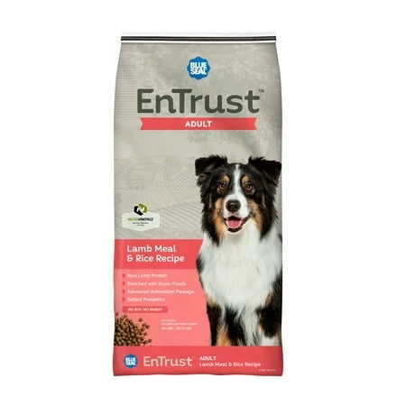 Entrust Adult Lamb Meal & Rice Dog Food 40 Lb Bag