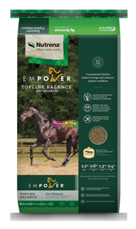 Empower Topline Balance Horse Feed, 40 Lb Ration Balancer For Optimal Nutrition