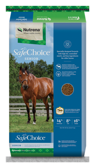 Safechoice Senior Horse Feed 50 Lb - High-fat, Easy To Digest Formula