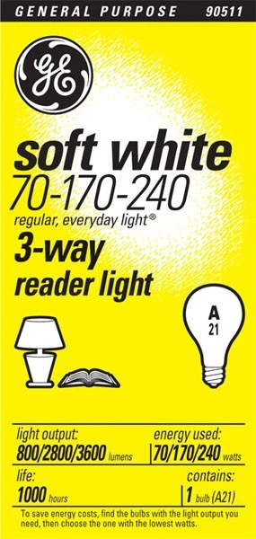 70/170/240W 3WY SOFT WHT READER