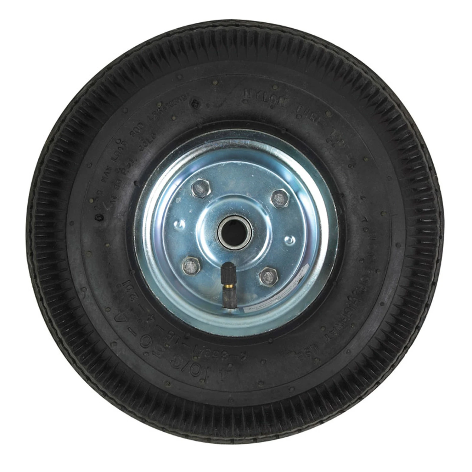 3.5 In. Diameter X 10 In. Diameter 300 Lb Offset Hand Truck Tire Rubber