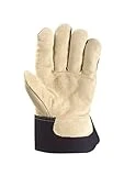 5130l Large Work Gloves With Palomino Suede Cowhide And Thinsulate Insulation