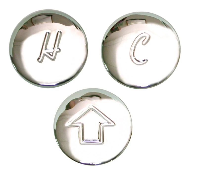Chrome Sink And Tub Shower Index Button For Crane, Pfister, Savoy Faucets