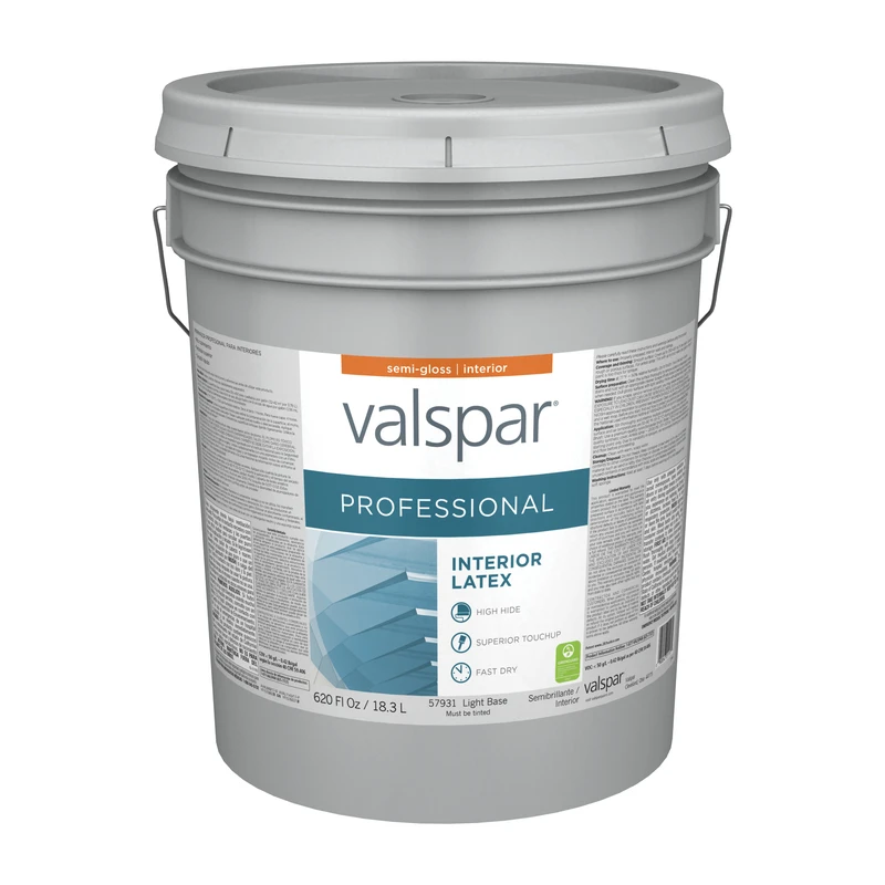 Contractor Professional Semi-gloss Tintable Light Base Acrylic Latex Paint 5 Gallon