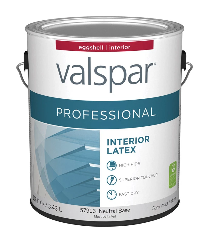 Professional Eggshell Tintable Neutral Base Acrylic Latex Paint 1 Gallon