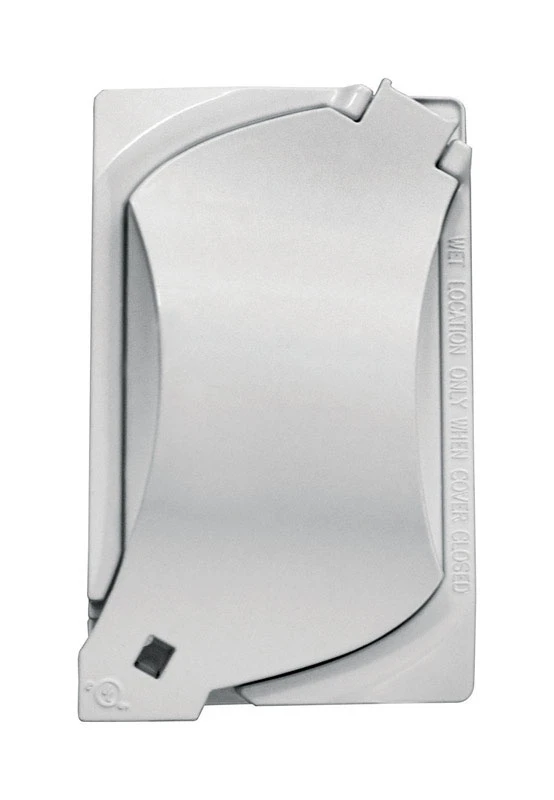 Rectangle Metal 1 Gang Universal Cover For Wet Locations