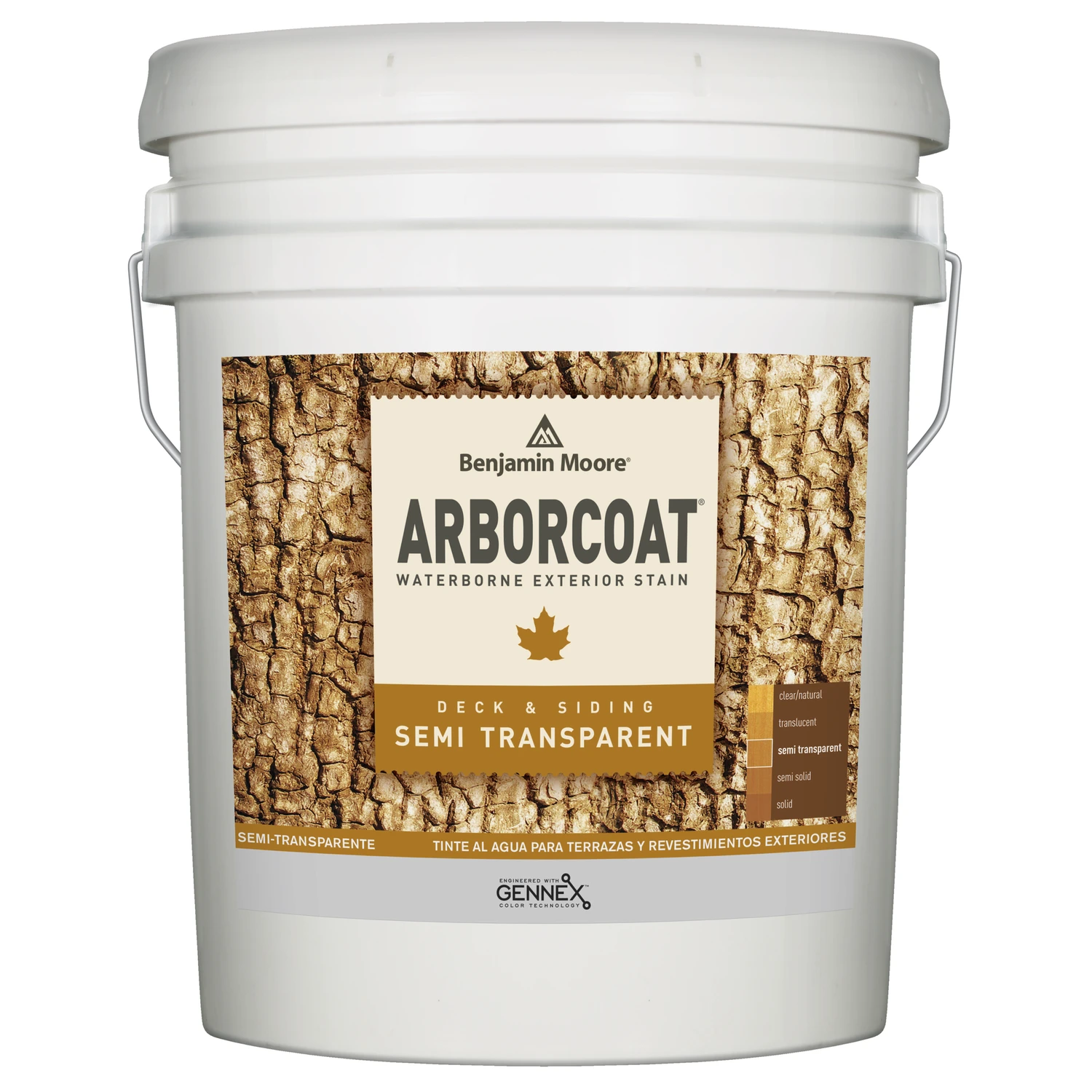 Arborcoat Semi-transparent Flat Tint Base Deck And Siding Stain 5 Gallon