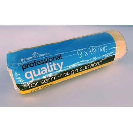 9 x 3/8-inch White Woven Roller Cover