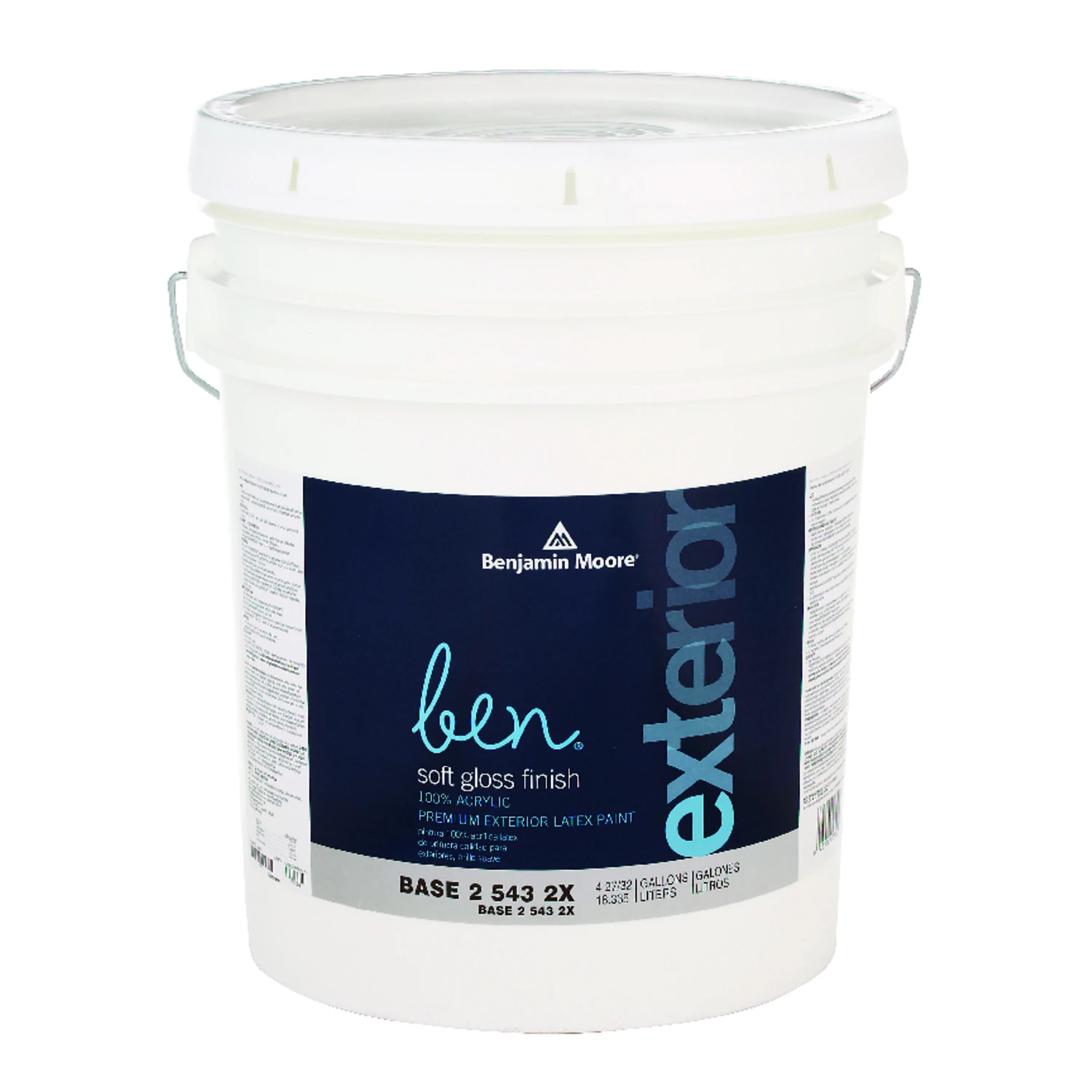 Soft Gloss Tintable Base 2 Exterior Acrylic Paint 5 Gallon