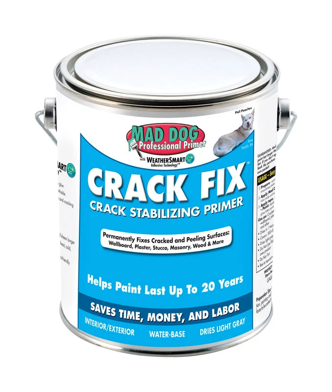 Crack Fix White Water-based Acrylic Latex Crack Stabilizing Primer 1 Quart