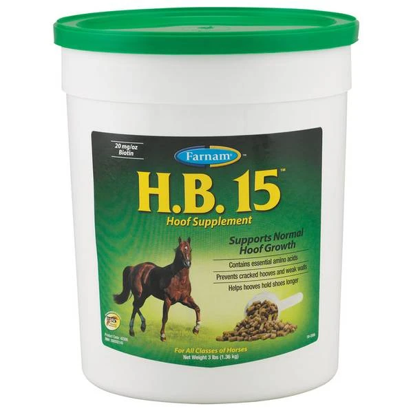 H.b. 15 Hoof Supplement 3 Pound For Healthy Hooves