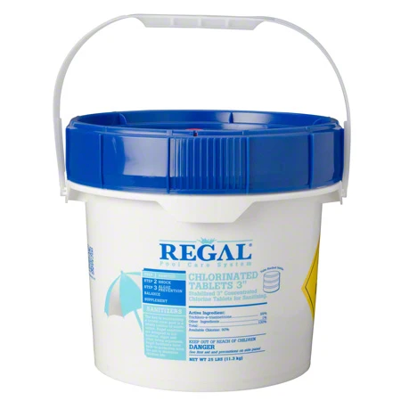 Regal 12001570 3 in. Chlorinated Tablets - 4 lbs 4 Per Case
