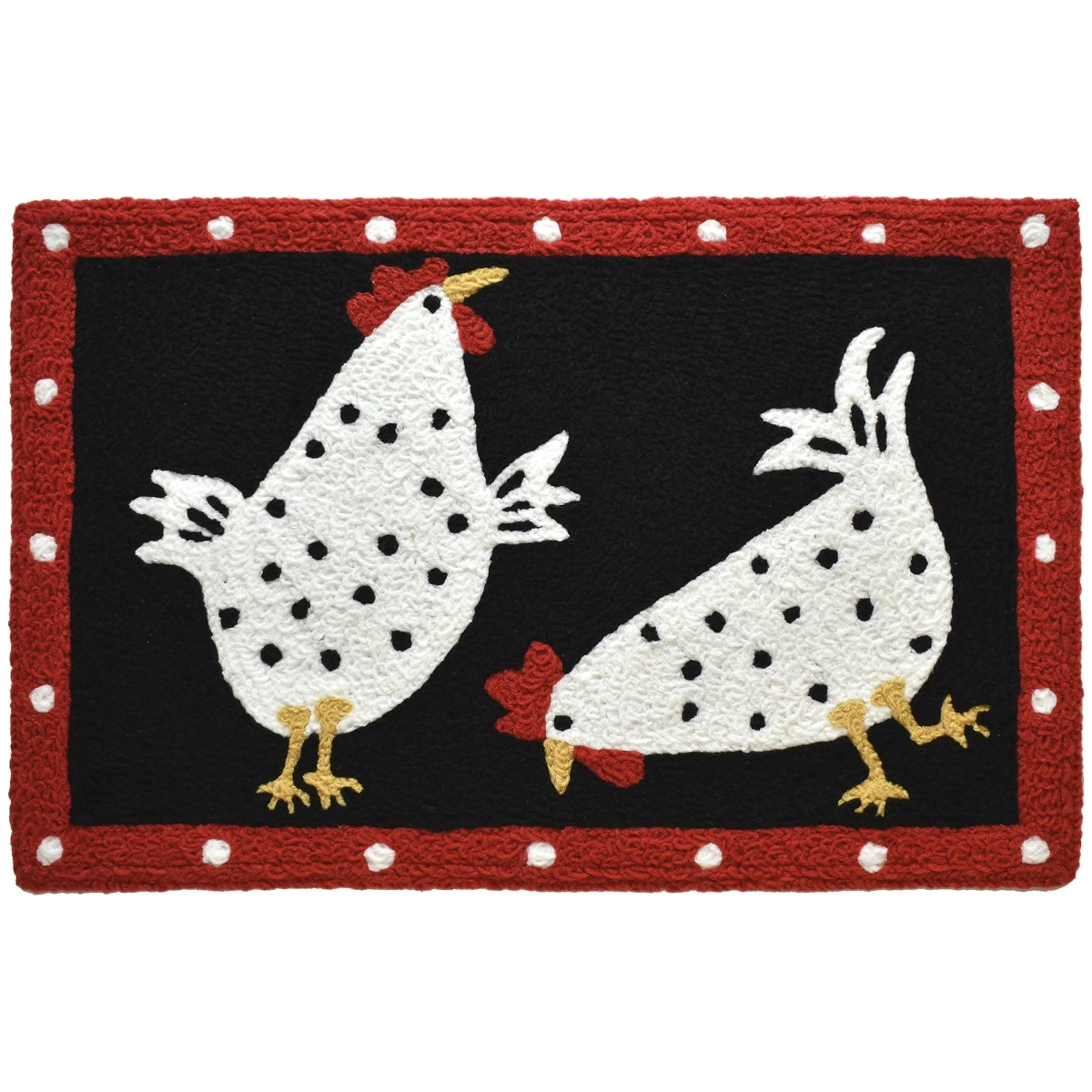 Jb-dm011 20 X 30 Inch Cluck, Cluck Chicks Indoor & Outdoor Accent Rug