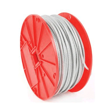 3/32" X 3/16" 7x7 Coated Cable - 250 Feet