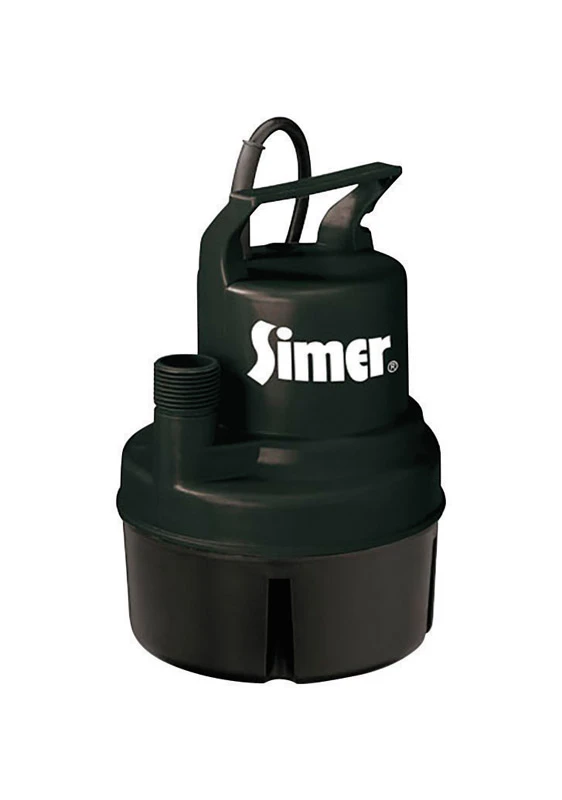1/6 Hp 900 Gph Thermoplastic Electronic Switch Bottom Ac Utility Pump