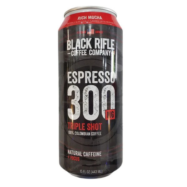 Mocha Espresso Coffee Drink, 300mg Caffeine, 15 oz.