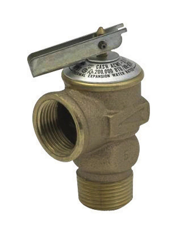 Stainless Steel Pressure Relief Valve 125 Lbs For Tankless Water Heaters
