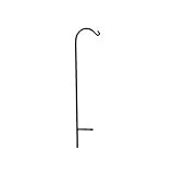 Wrought Iron Shepherd Hook 48 Inch For Garden And Outdoor Use