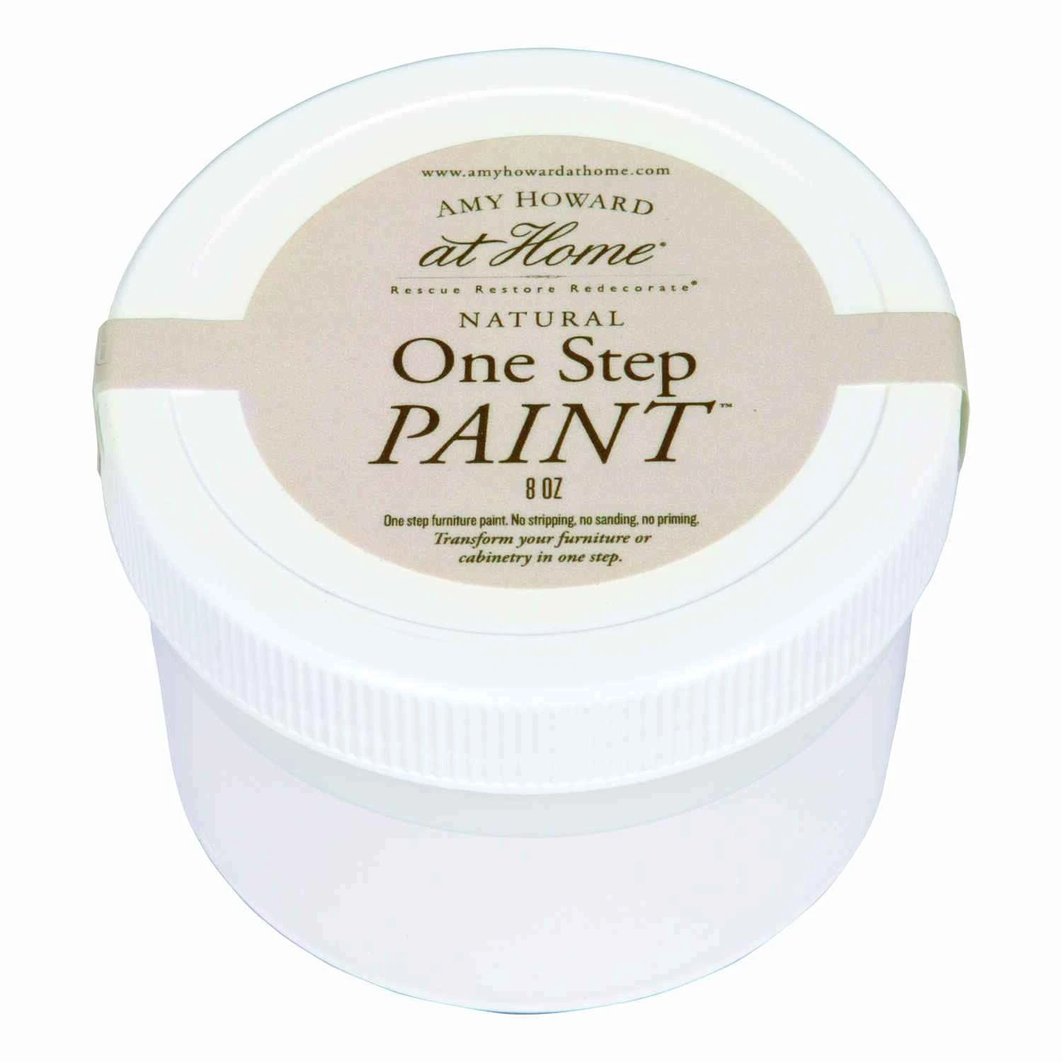 Bauhaus Buff Flat Chalky Finish One Step Paint 8 Oz.