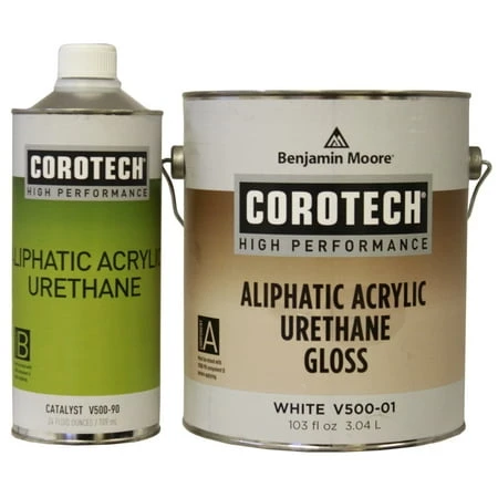 White Gloss Aliphatic Acrylic Urethane 2-part System 103oz And 24oz Components