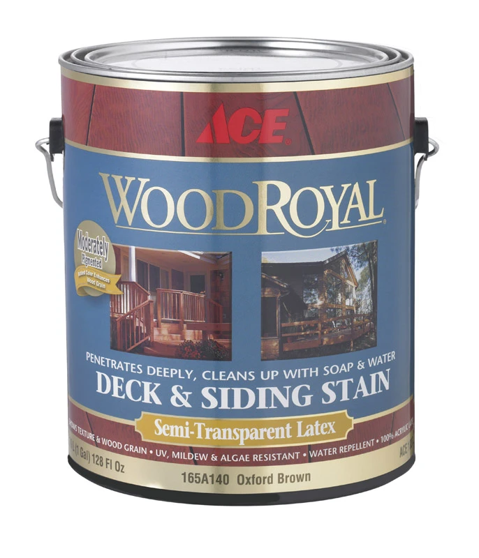 Wood Royal Semi-transparent Oxford Brown Acrylic Deck And Siding Stain 1 Gallon